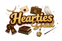 harry potter's hearts social logo